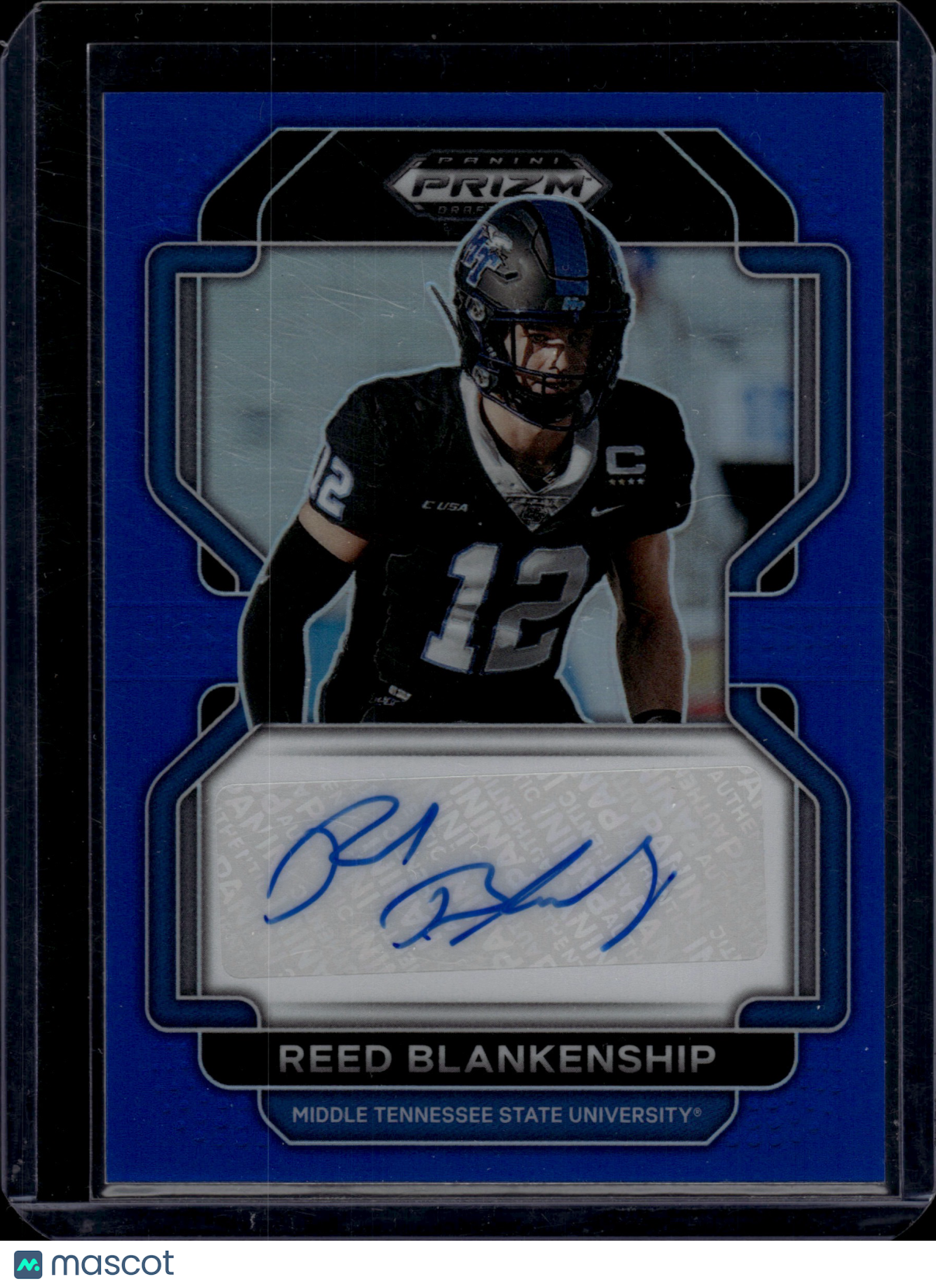 2022 Panini Prizm Draft Picks Reed Blankenship #RA-RBL Blue 041/149