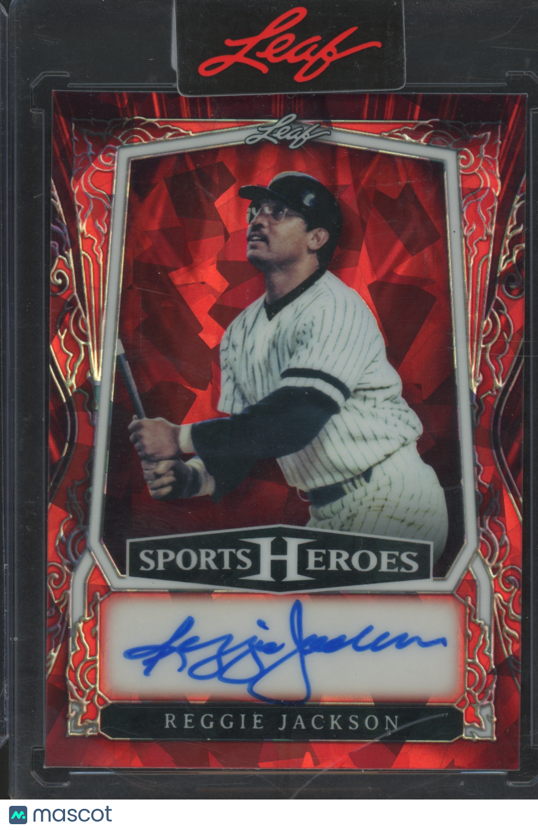 2025 Leaf Sports Heroes Reggie Jackson #BA-RJ1 Autograph