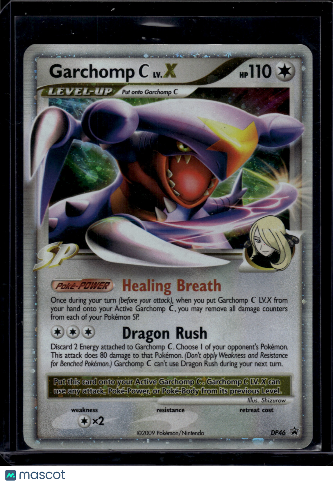 2007 Pokemon Diamond & Pearl Promos Garchomp C LV.X #DP46