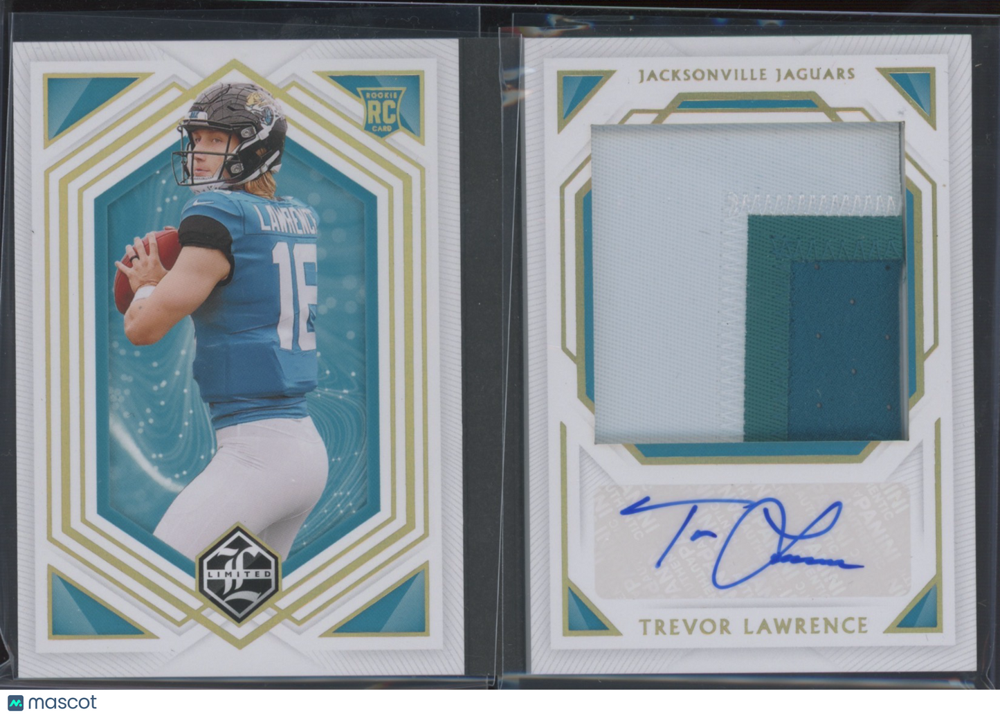 2021 Panini Limited Football Trevor Lawrence #LRB-TL Limited Rookie 09/49
