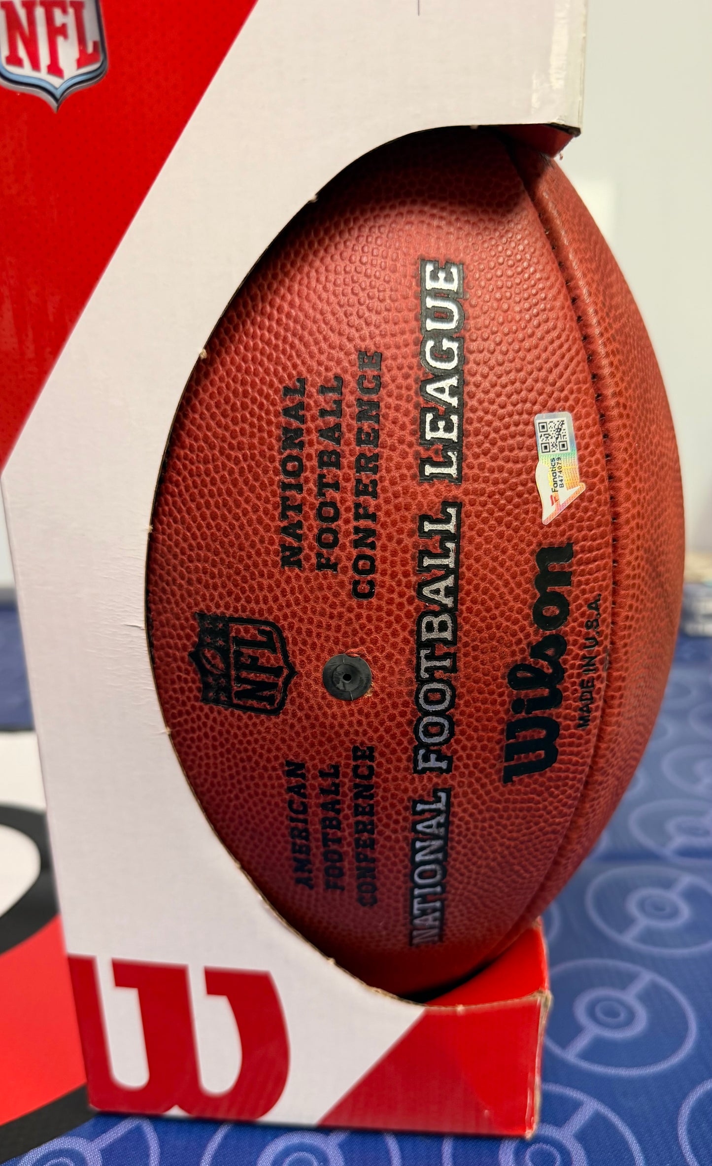 Tom Brady Signed Football (Fanatics COA)