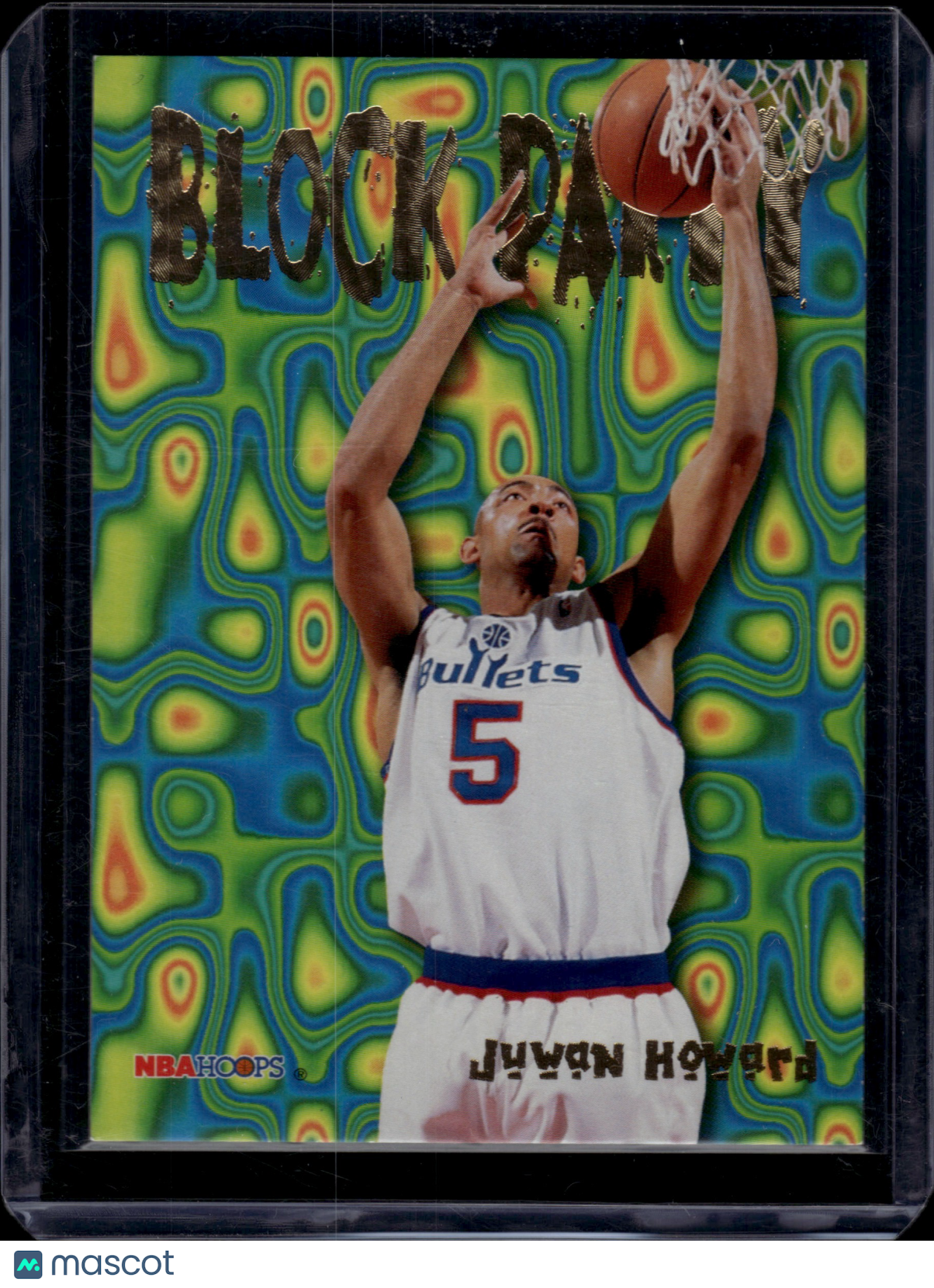 1995 SkyBox NBA Hoops Juwan Howard #14 Block Party