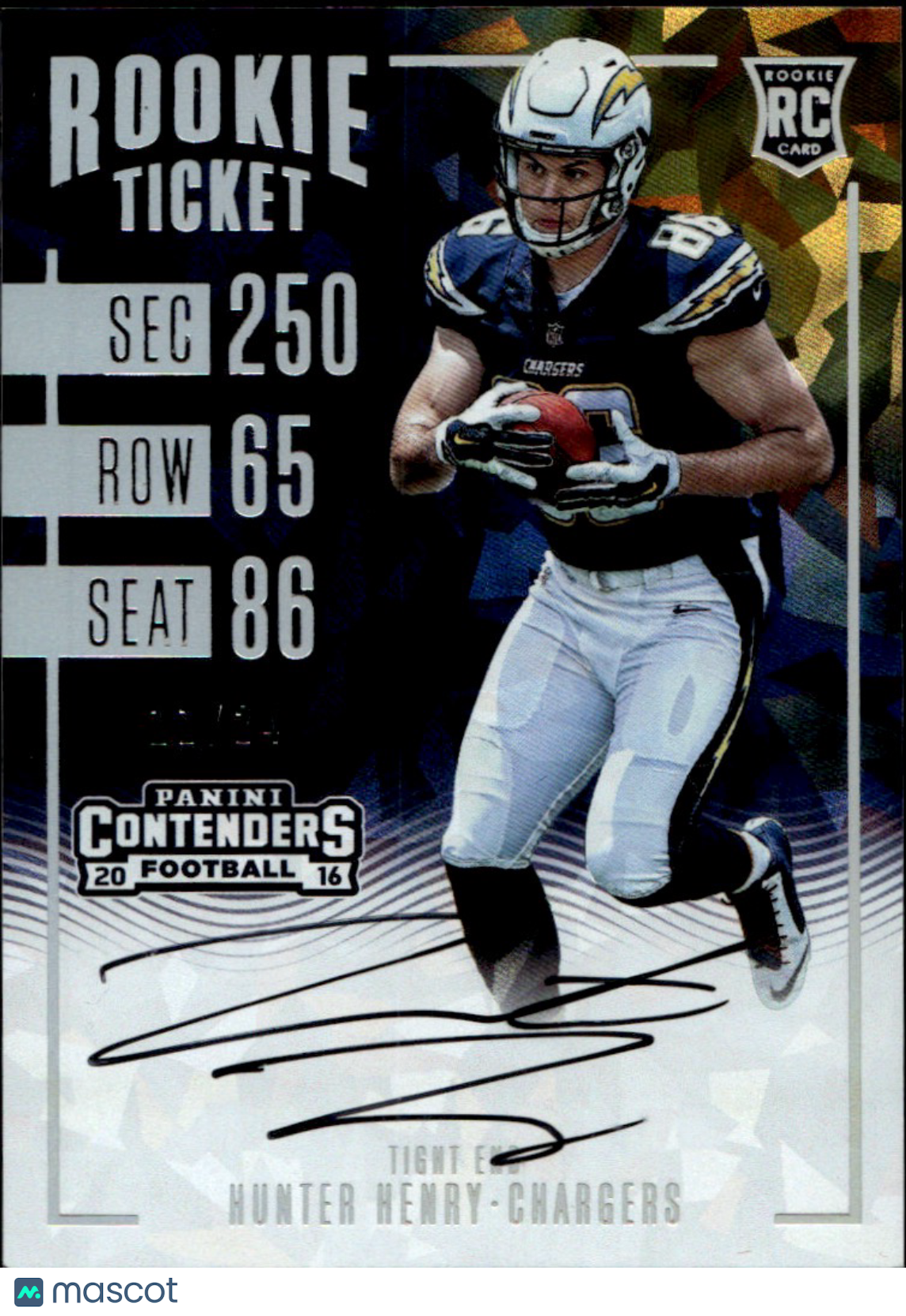 2016 Panini Contenders Football Hunter Henry #340 11/24