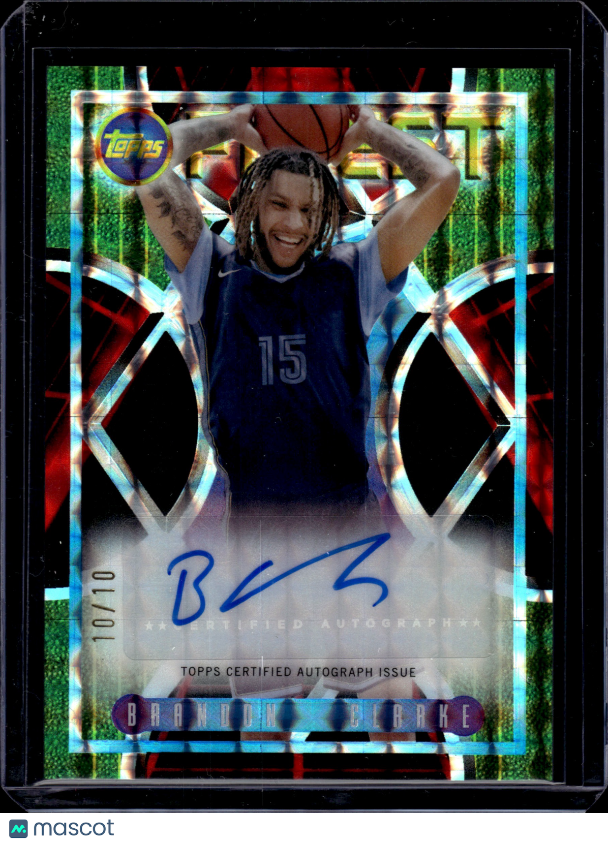 2024 Topps Finest Brandon Clarke #FLA-BC 10/10