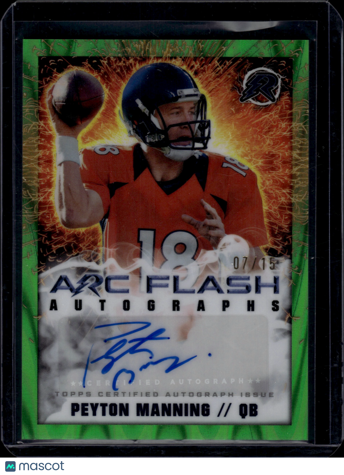 2024 Topps Resurgence Peyton Manning #AFA-PM Arc Flash Autographs 07/15