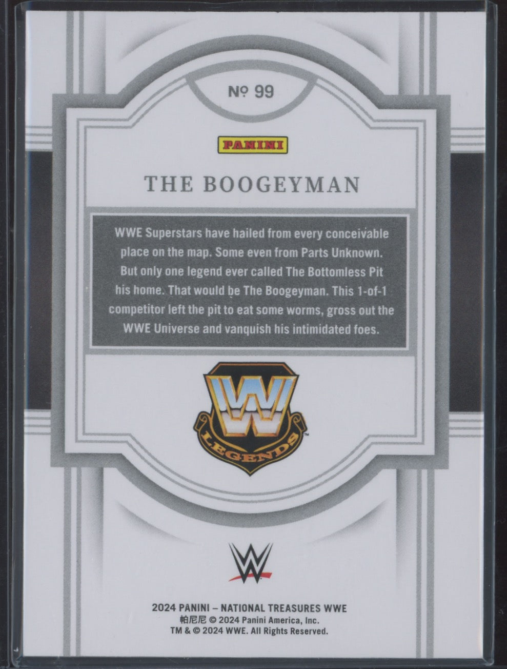 2024 Panini National Treasures WWE The Boogeyman #99