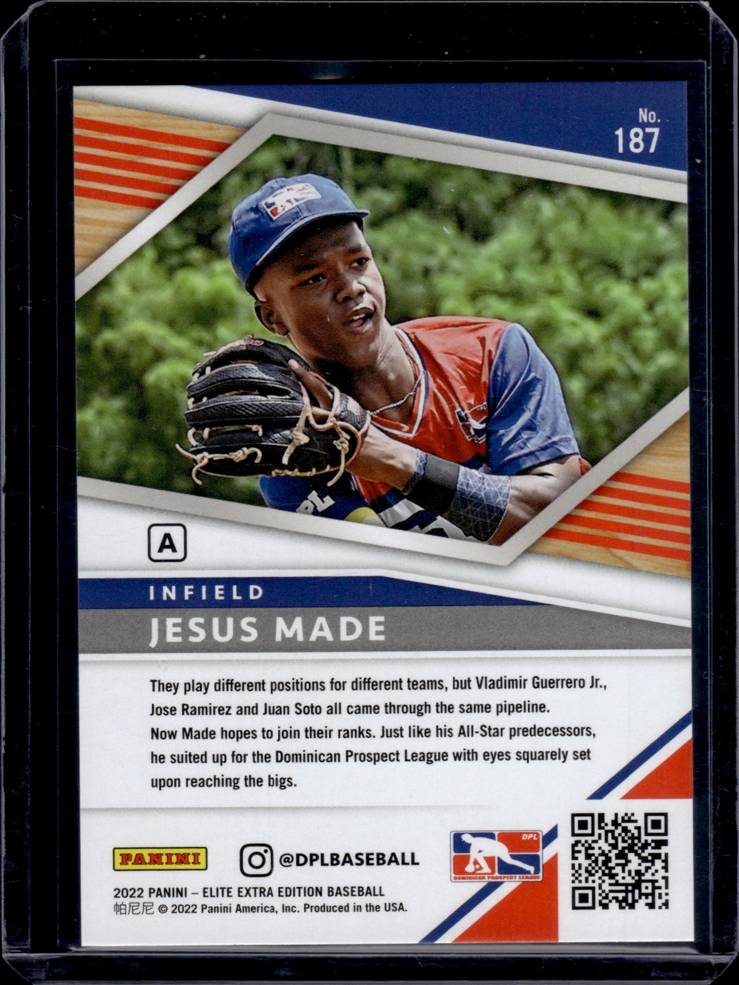 2022 Panini Elite Extra Edition Prime Numbers Jesus Made #187 141/185