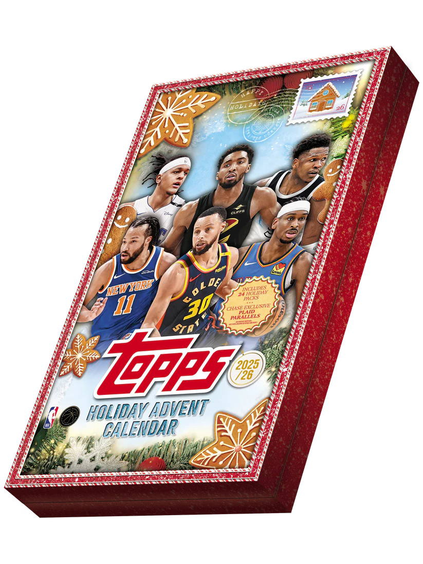 2025 Topps NBA Holiday Countdown Calendar ( Pre-Order ) 10/30/25