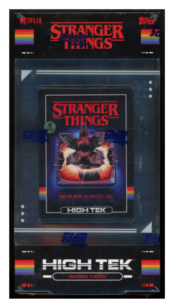 2025 Topps High Tek Stranger Things Hobby Box