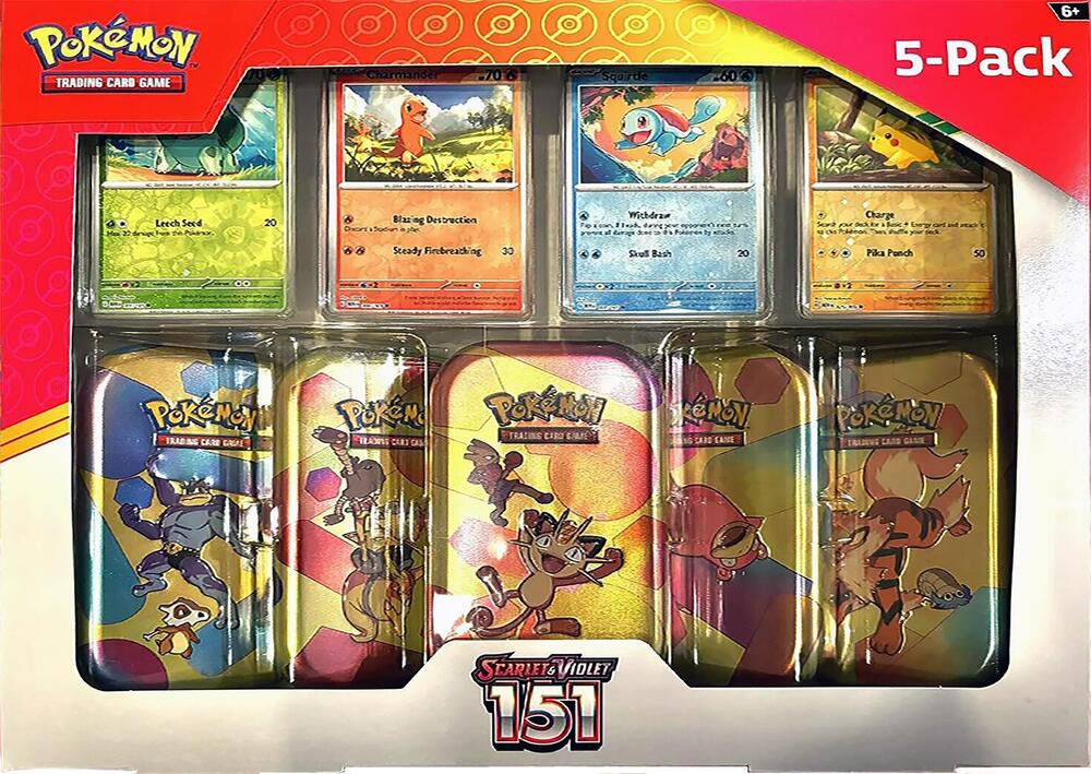 Pokémon Scarlet and Violet 151 Mini Tin Bundle