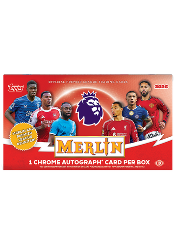 2025 Topps Premier League EPL Merlin Hobby Box