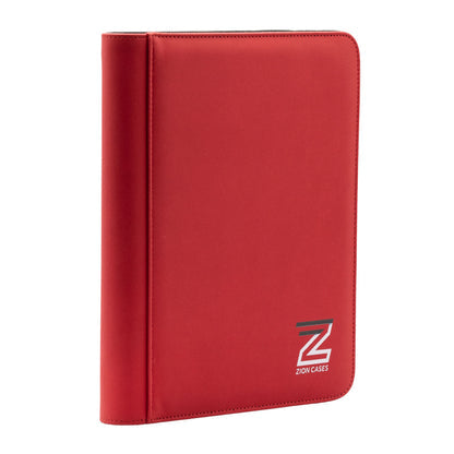 Diamond Texture Toploader Binder (4 Pocket) (Diamond Red)