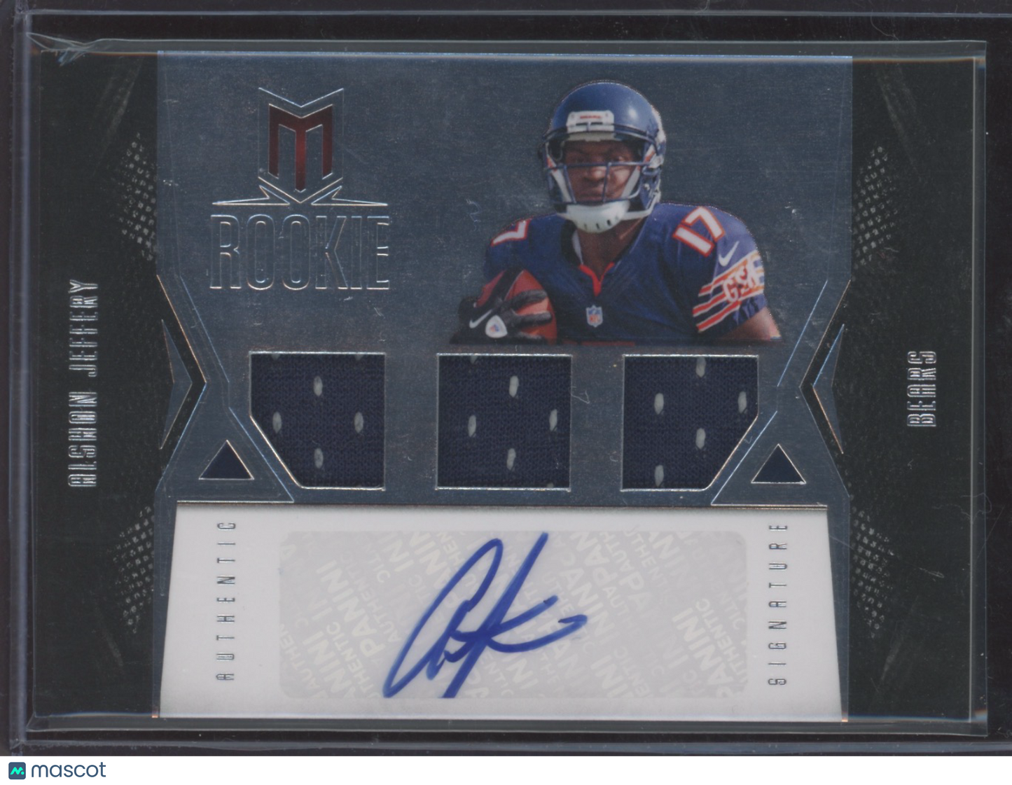2012 Panini Momentum Alshon Jeffery #112 Rookie Jersey Patch