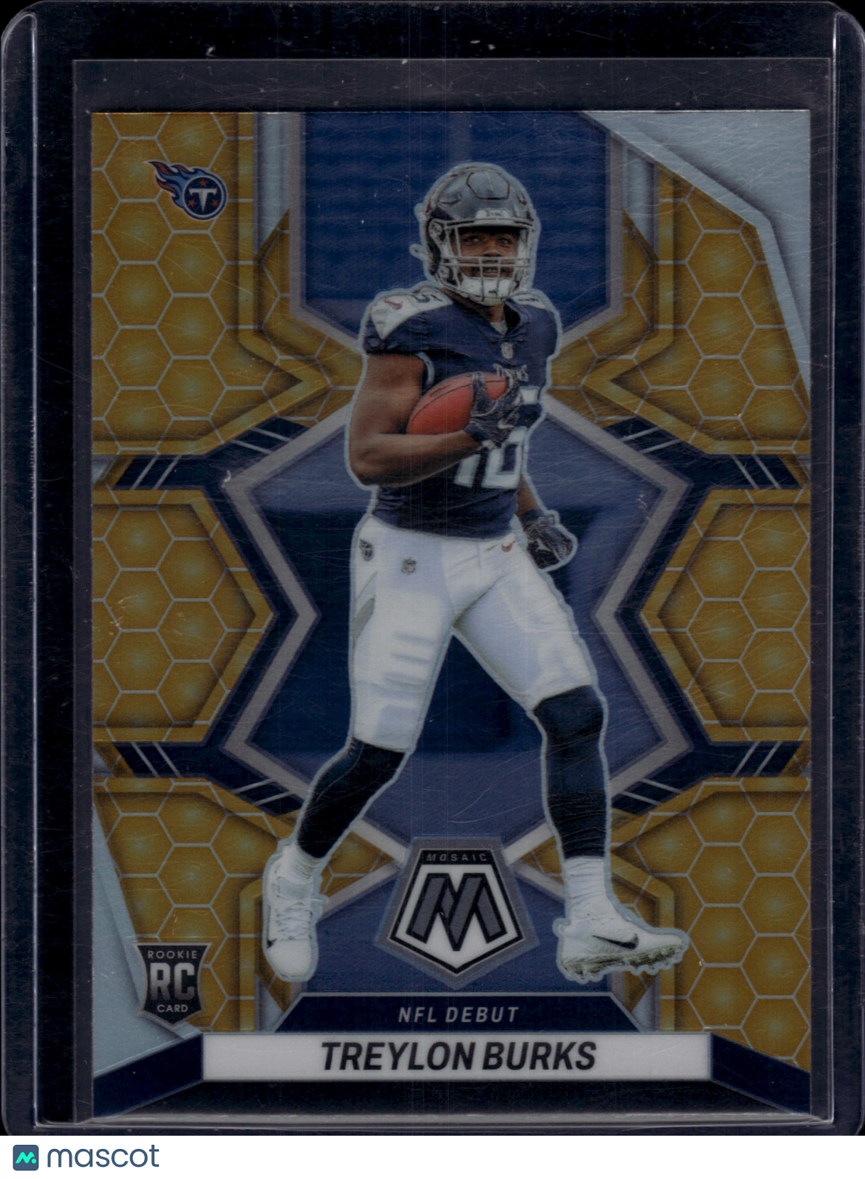 2022 Panini Mosaic Treylon Burks #279 Gold RC