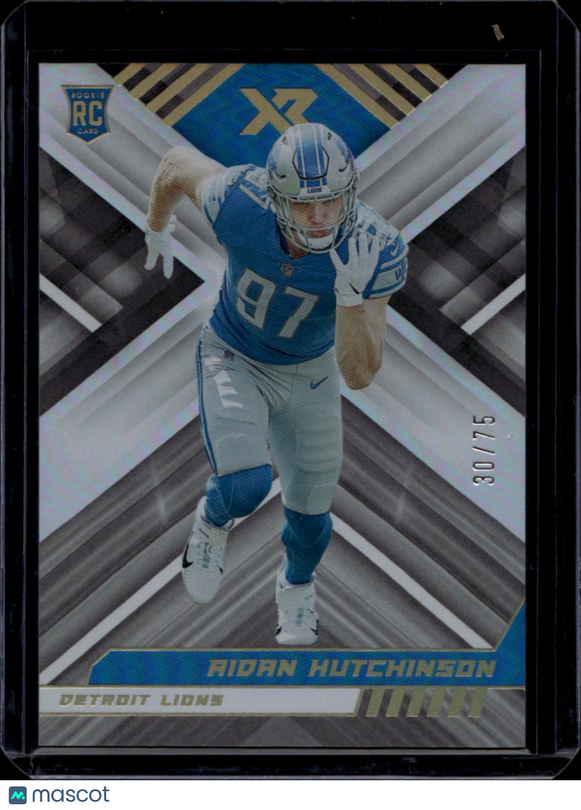 2022 Panini X Football Aidan Hutchinson #113 30/75