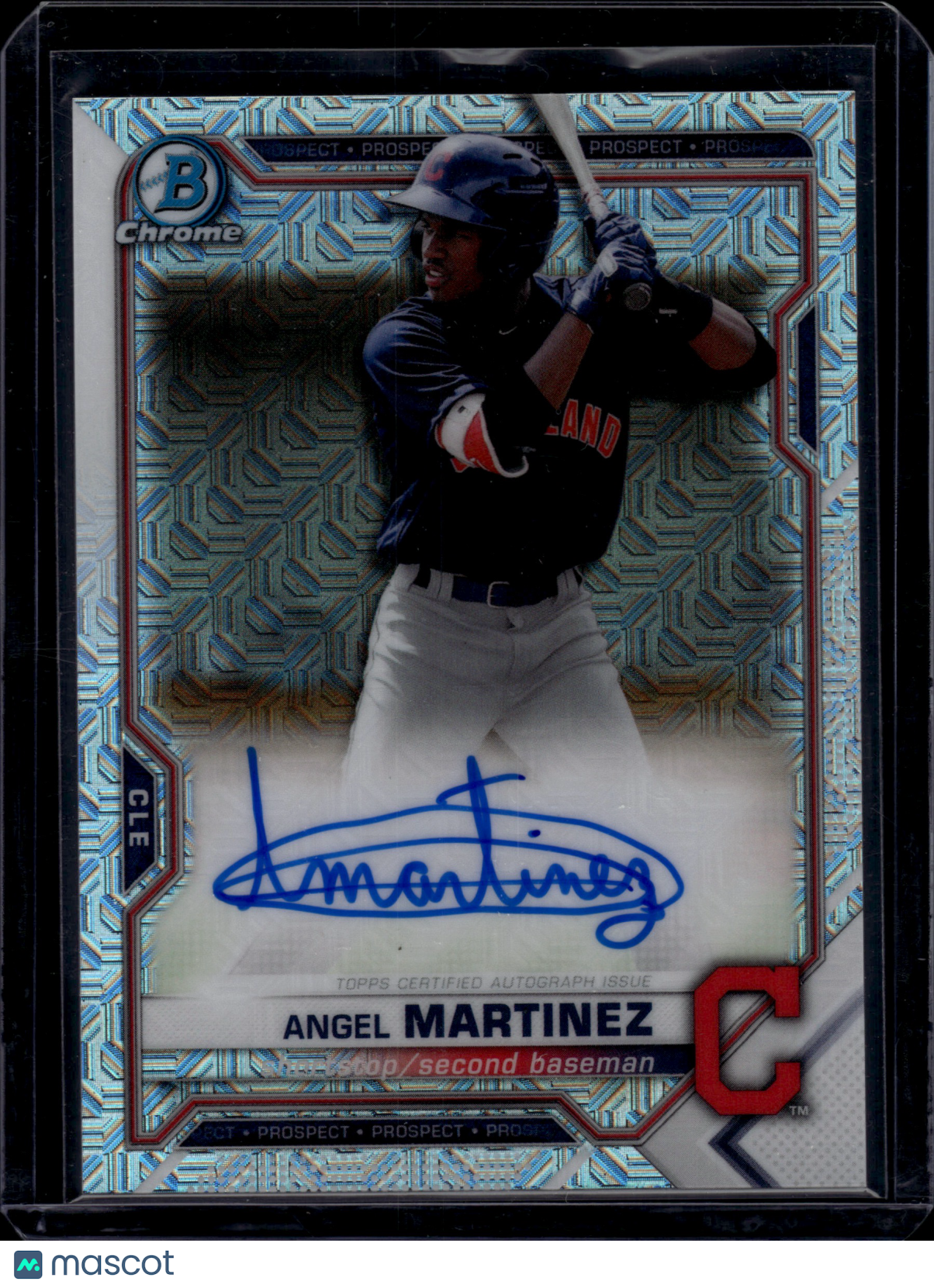 2019 Bowman Chrome Prospect Autographs Angel Martinez #BMA-AMA