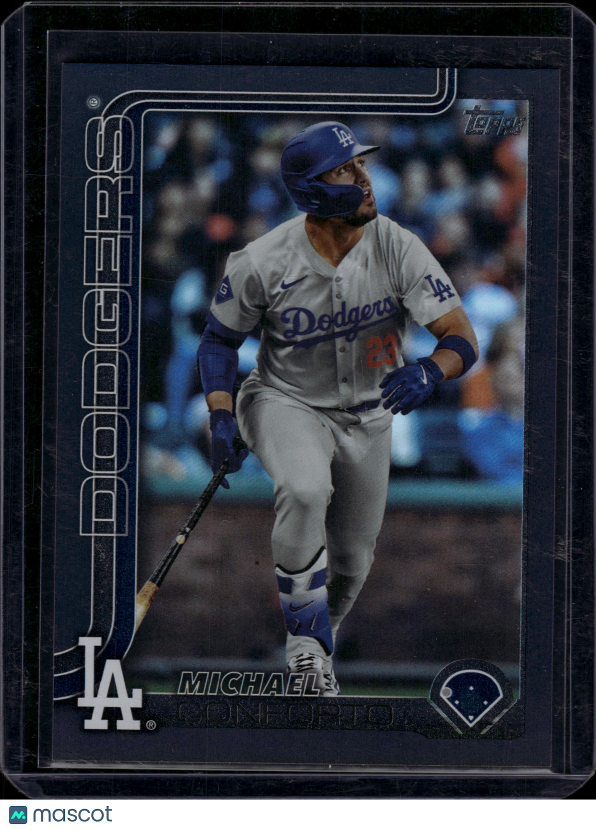 2025 Topps Michael Conforto #476 Black Holo 9/10