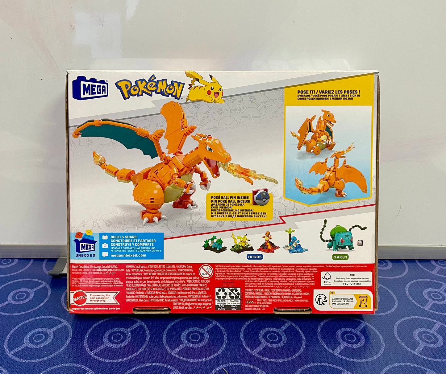 2022 Charizard Pokemon Mega Construx Building Block Set