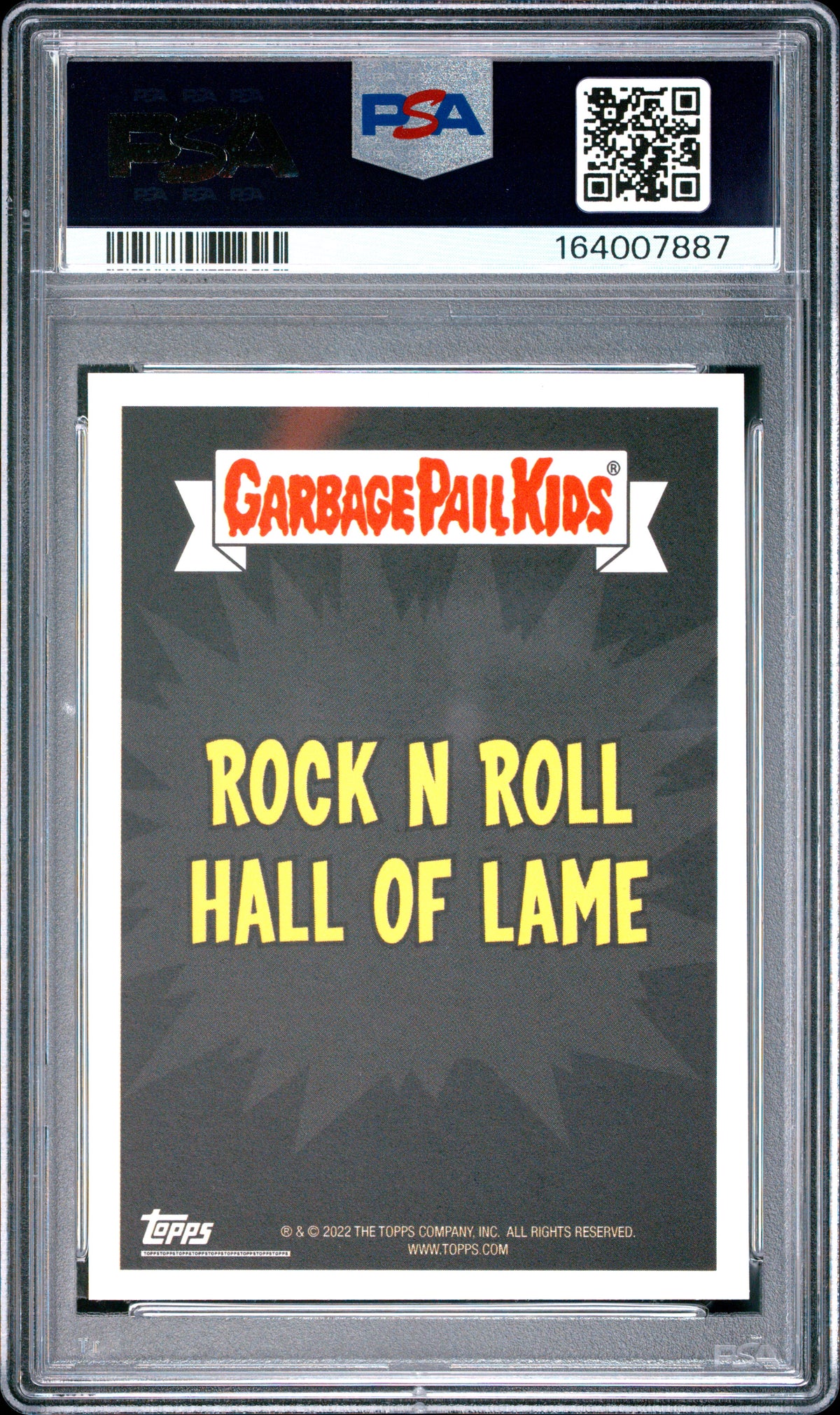 2022 Garbage Pail Kids Rock N Roll Hall Of Lame Encore Eminem #1a PSA 10