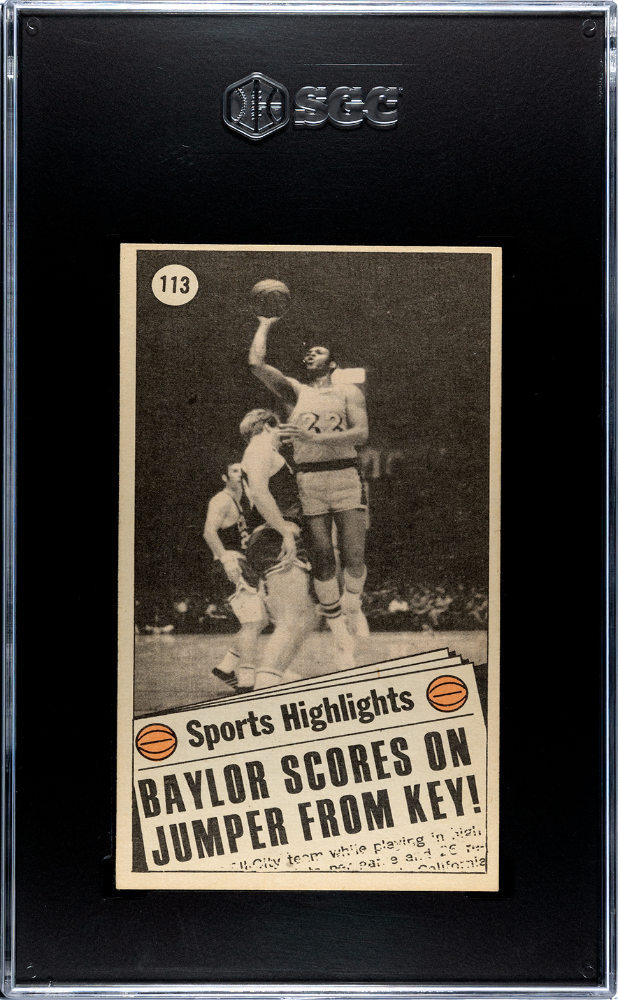 1970 Topps Elgin Baylor #113 All Star SGC 6