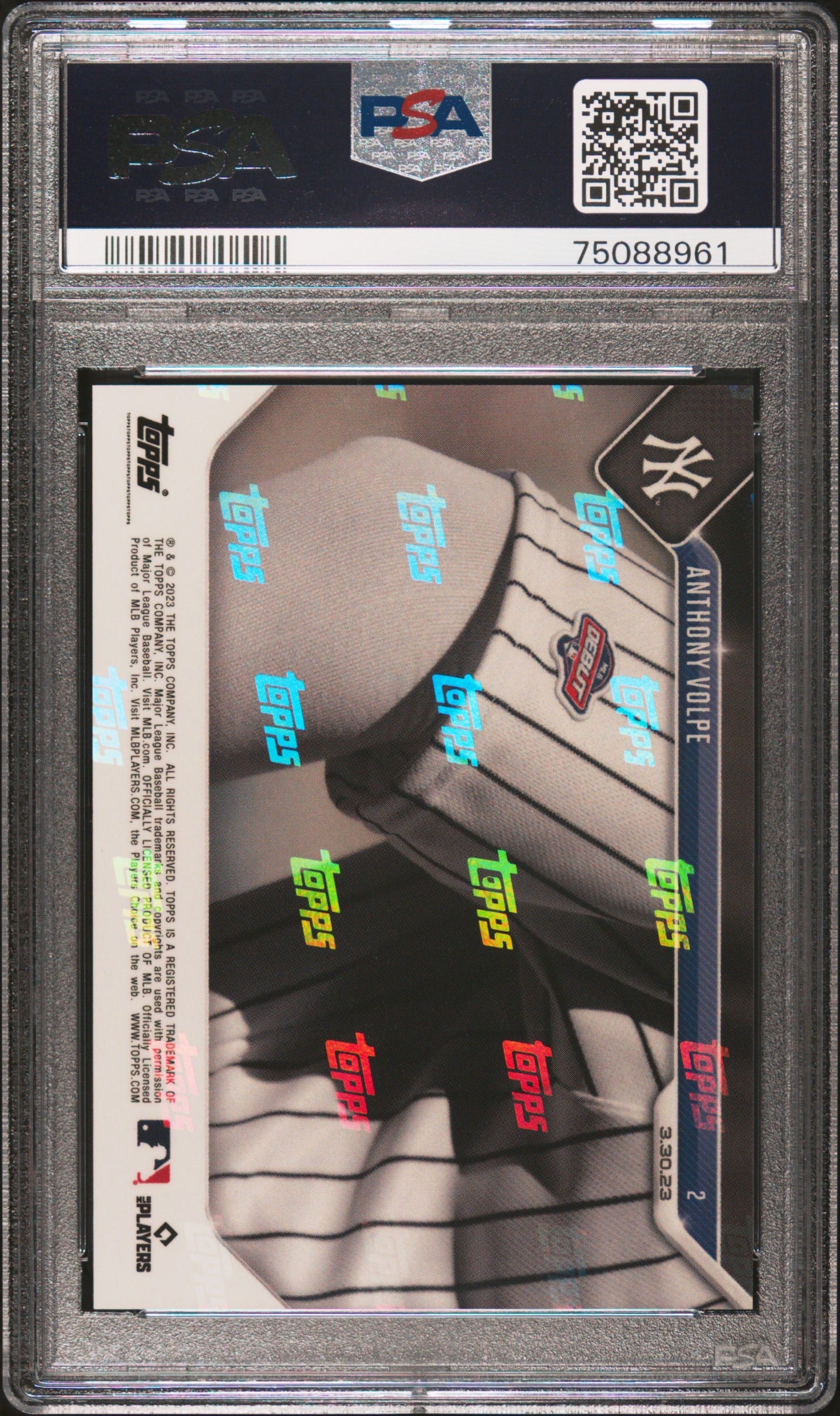 2023 Topps Now Anthony Volpe #2 PSA 10