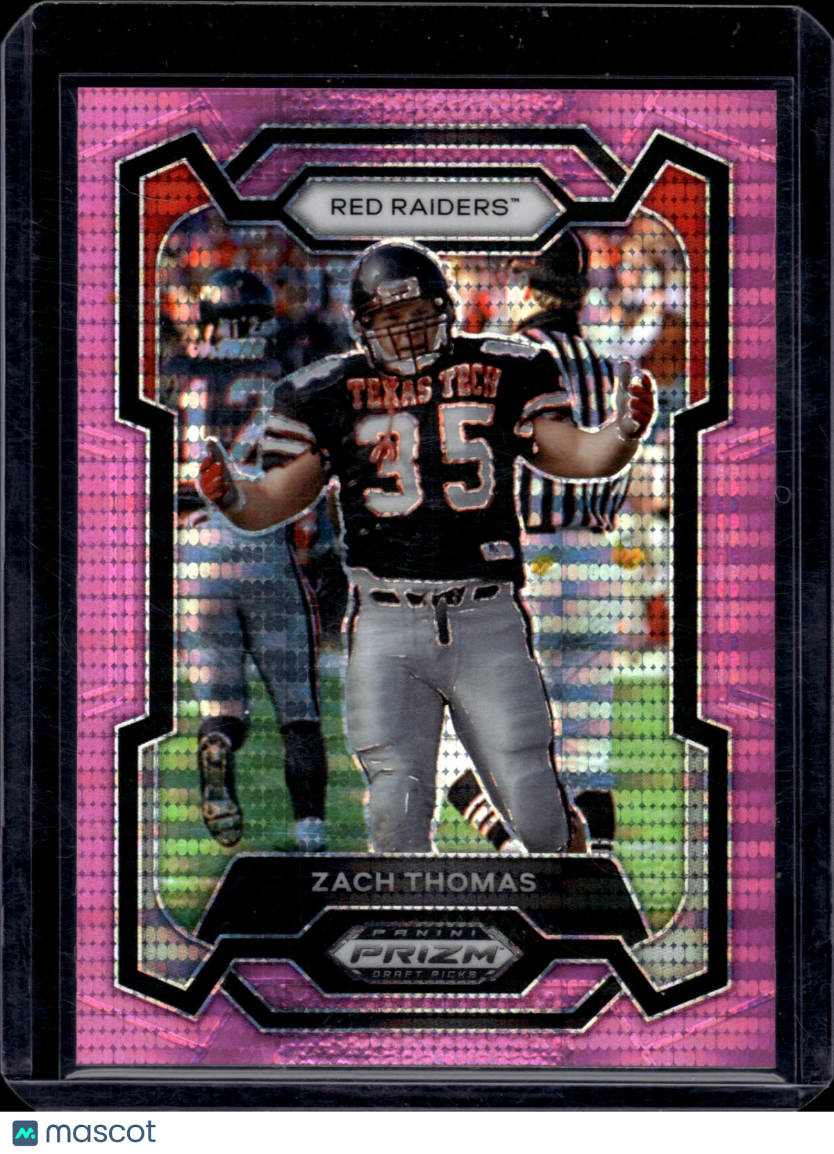 2024 Prizm Draft Picks Zach Thomas #78 Pink Pulsar Prizm 05/15