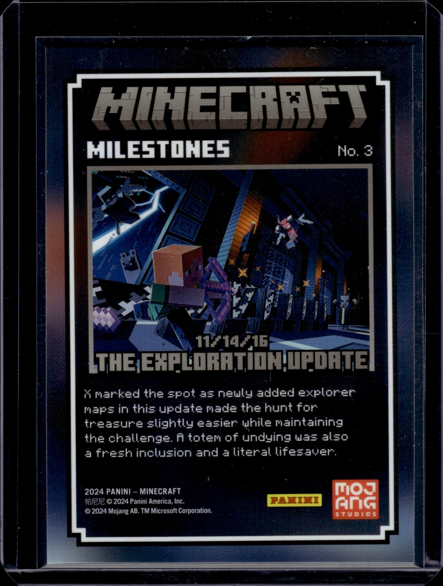 2024 Panini Minecraft Milestones The Exploration Update #No. 3
