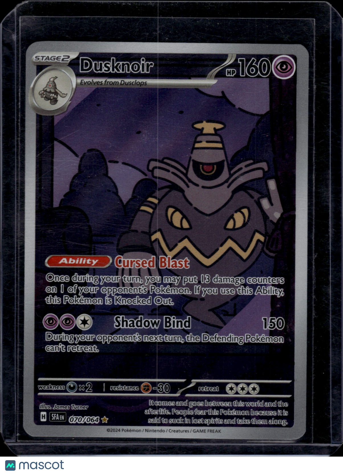 Pokemon TCG Dusknoir #070/064 Full Art