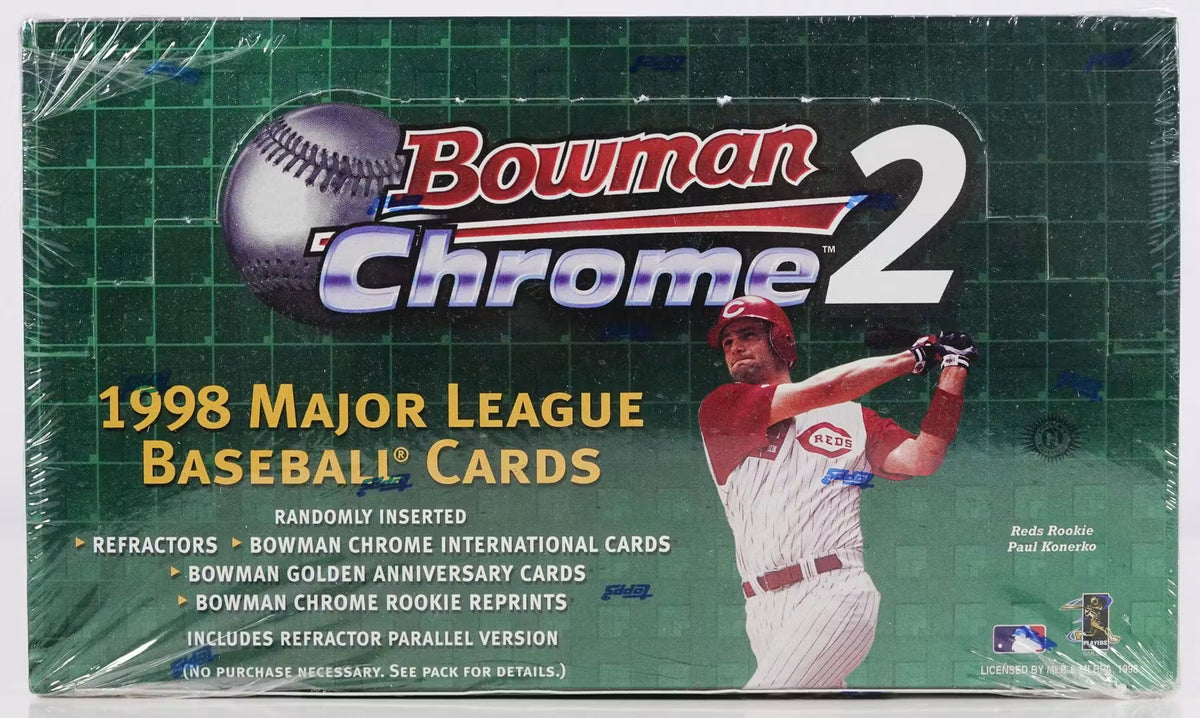 1998 Bowman Chrome 2 Baseball Hobby Box