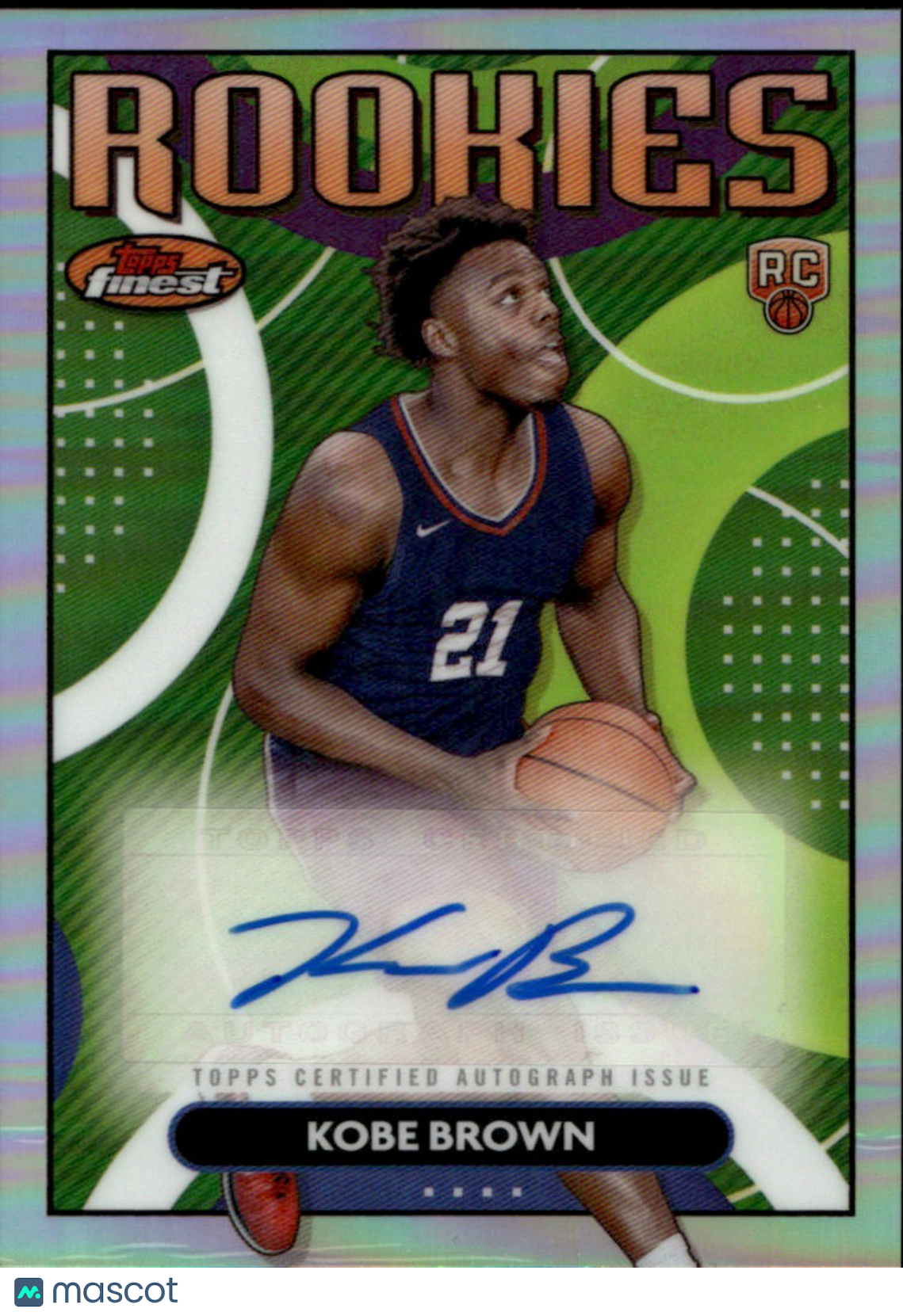 2024 Topps Finest Kobe Brown #RFA-KB Refractor RC