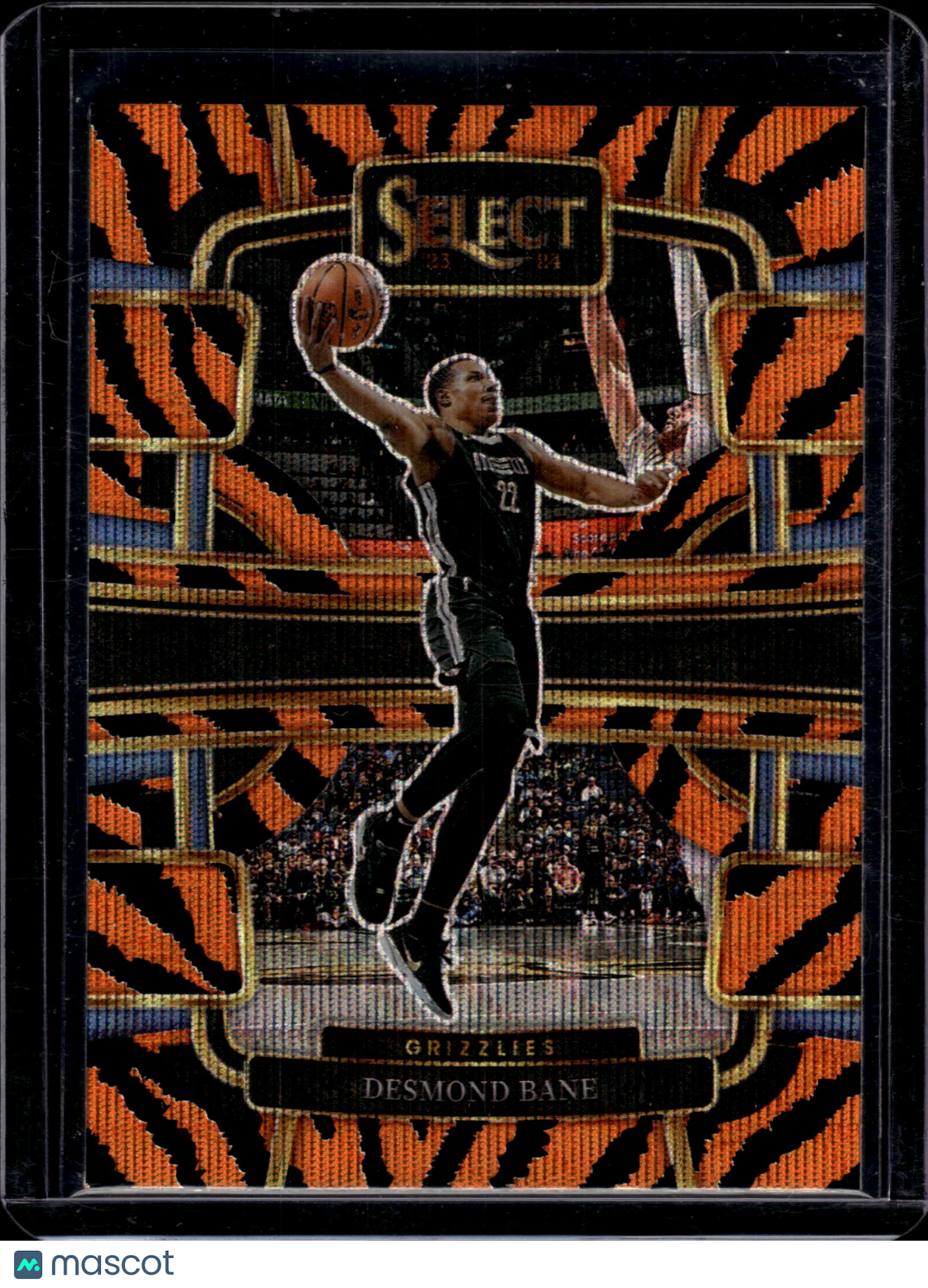 2024 2023-24 Panini Select Desmond Bane #39 Tiger Stripe