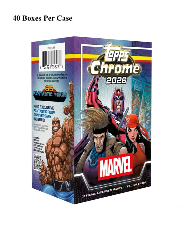 2026 Topps Marvel Comics Chrome Blaster Box