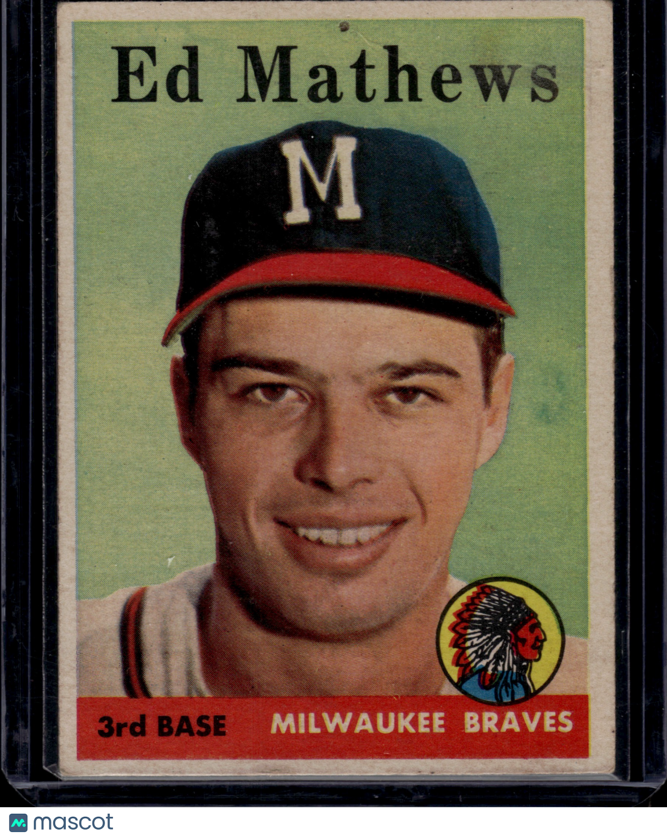 1958 Topps Ed Mathews #440