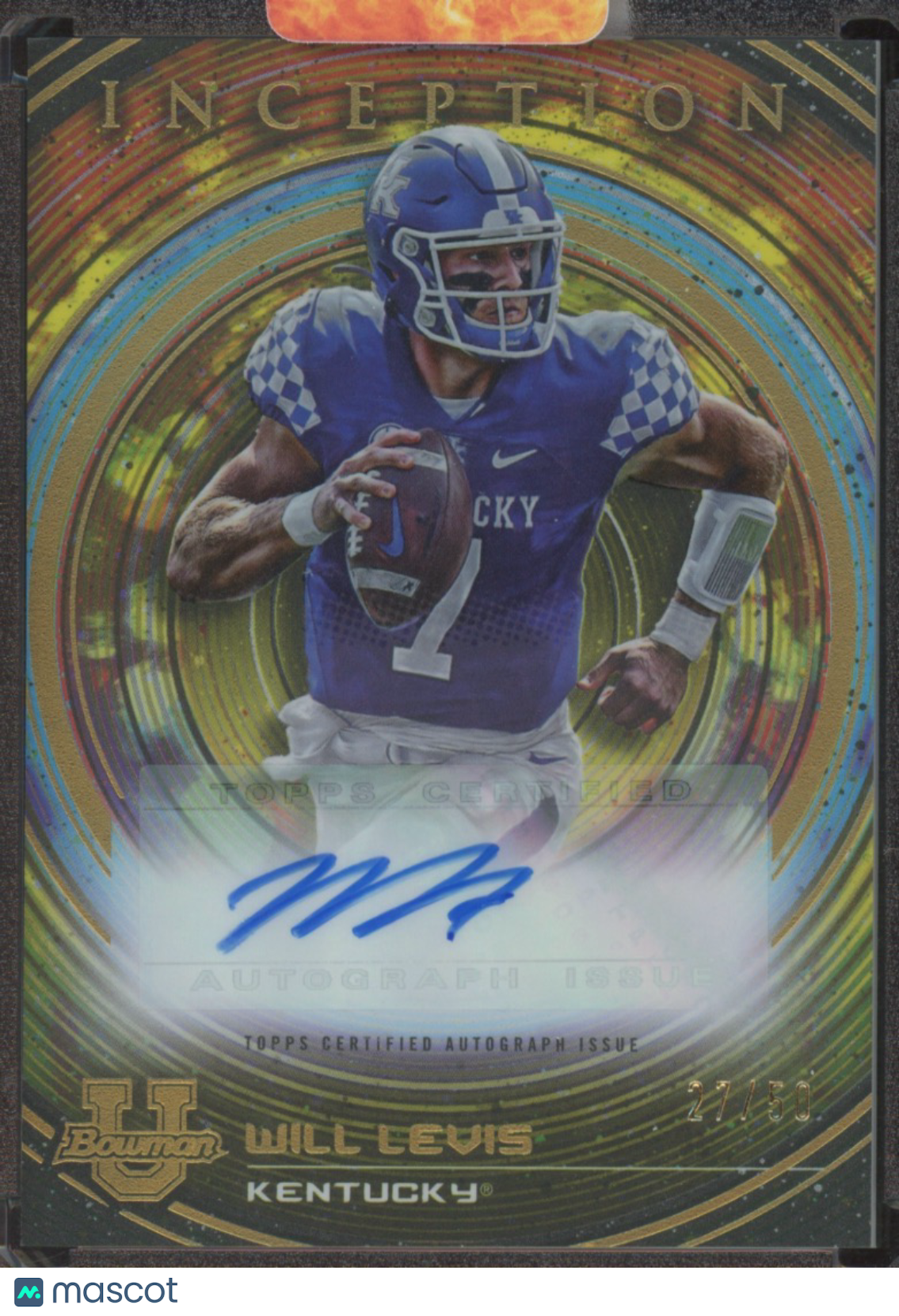 2022/23 Bowman University Inception Will Levis #21/99