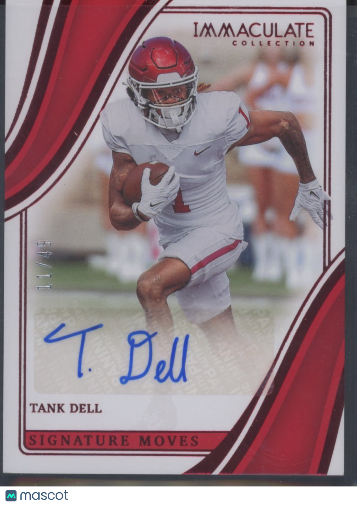 2023 Panini Immaculate Collection Tank Dell #SM-TD 11/49