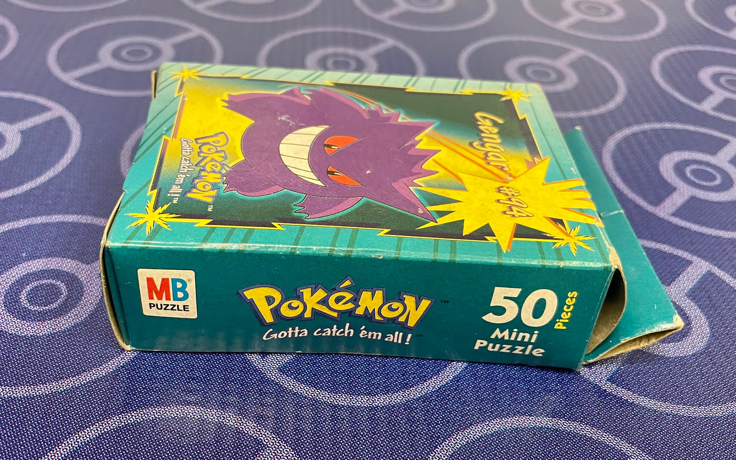1999 Pokemon Gengar #44 50 Piece Mini Puzzle Vintage