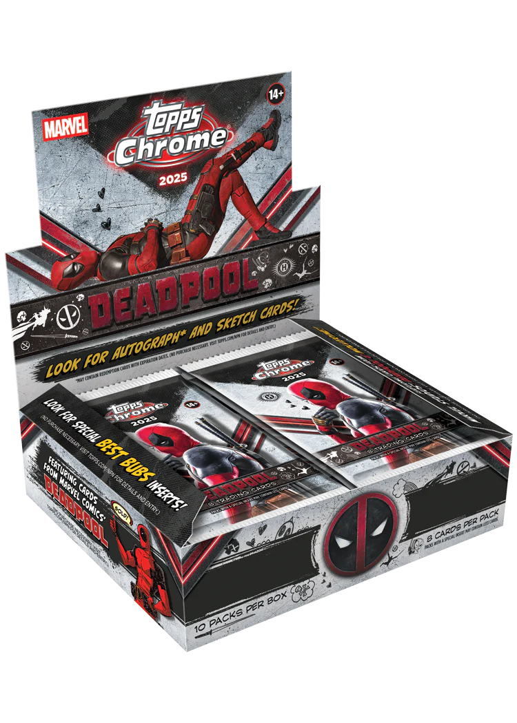 2025 Topps Chrome® Deadpool Hobby Box