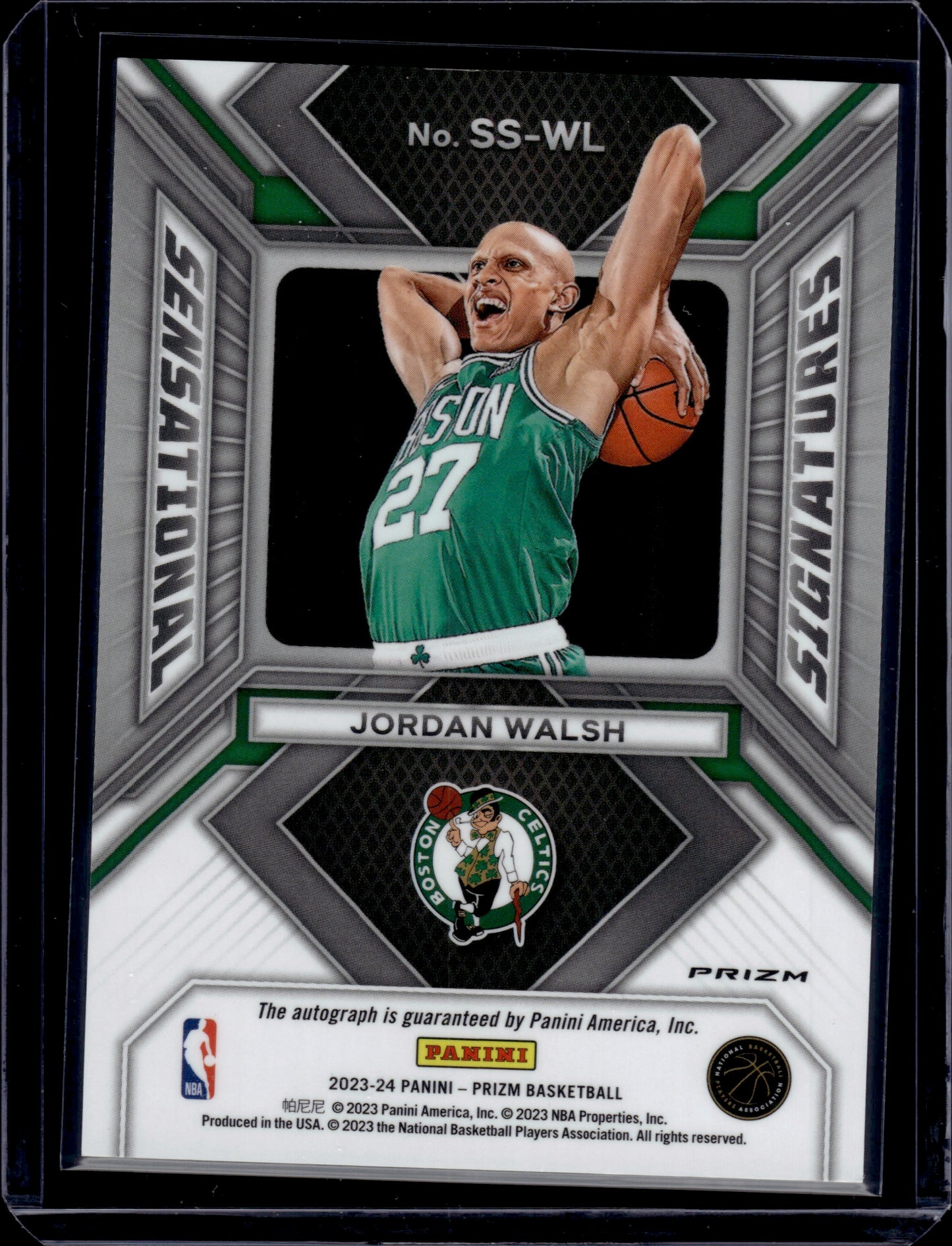 2023 Panini Prizm Sensational Signatures Jordan Walsh #SS-WL Auto RC