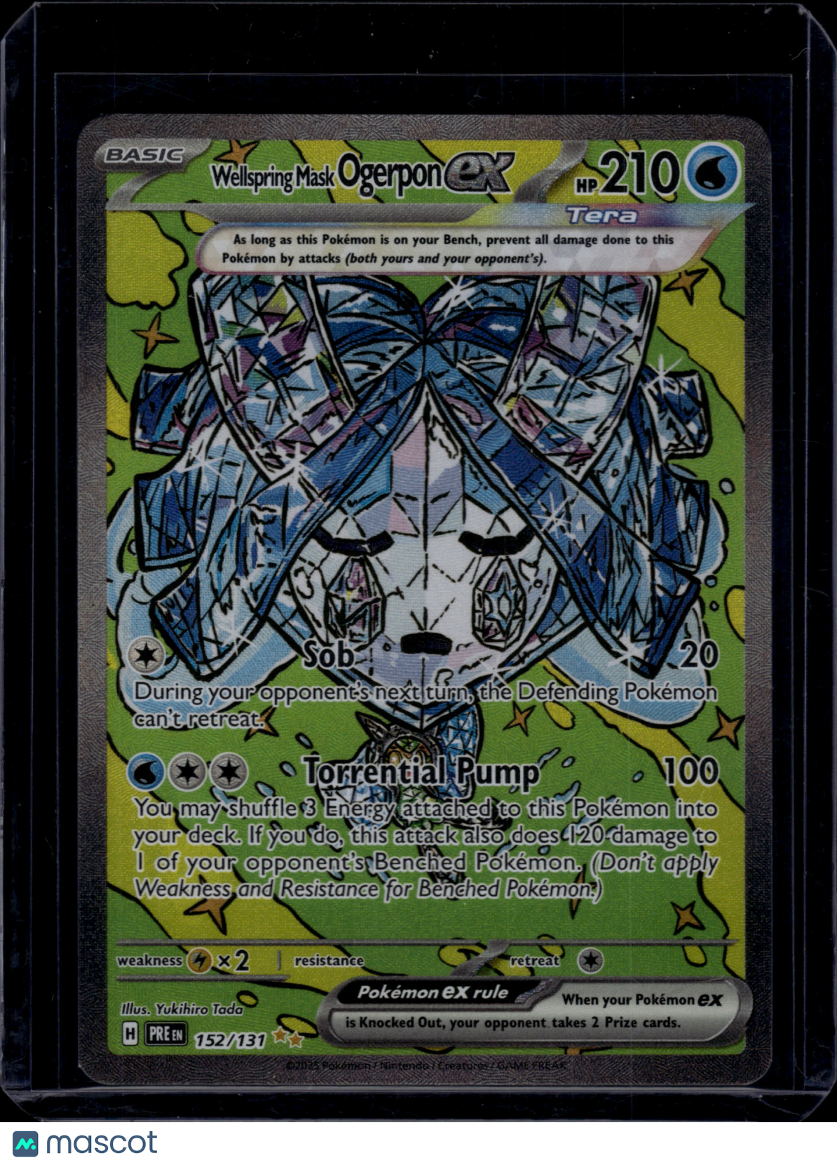 2025 Pokemon Wellspring Mask Ogerpon ex #152/131