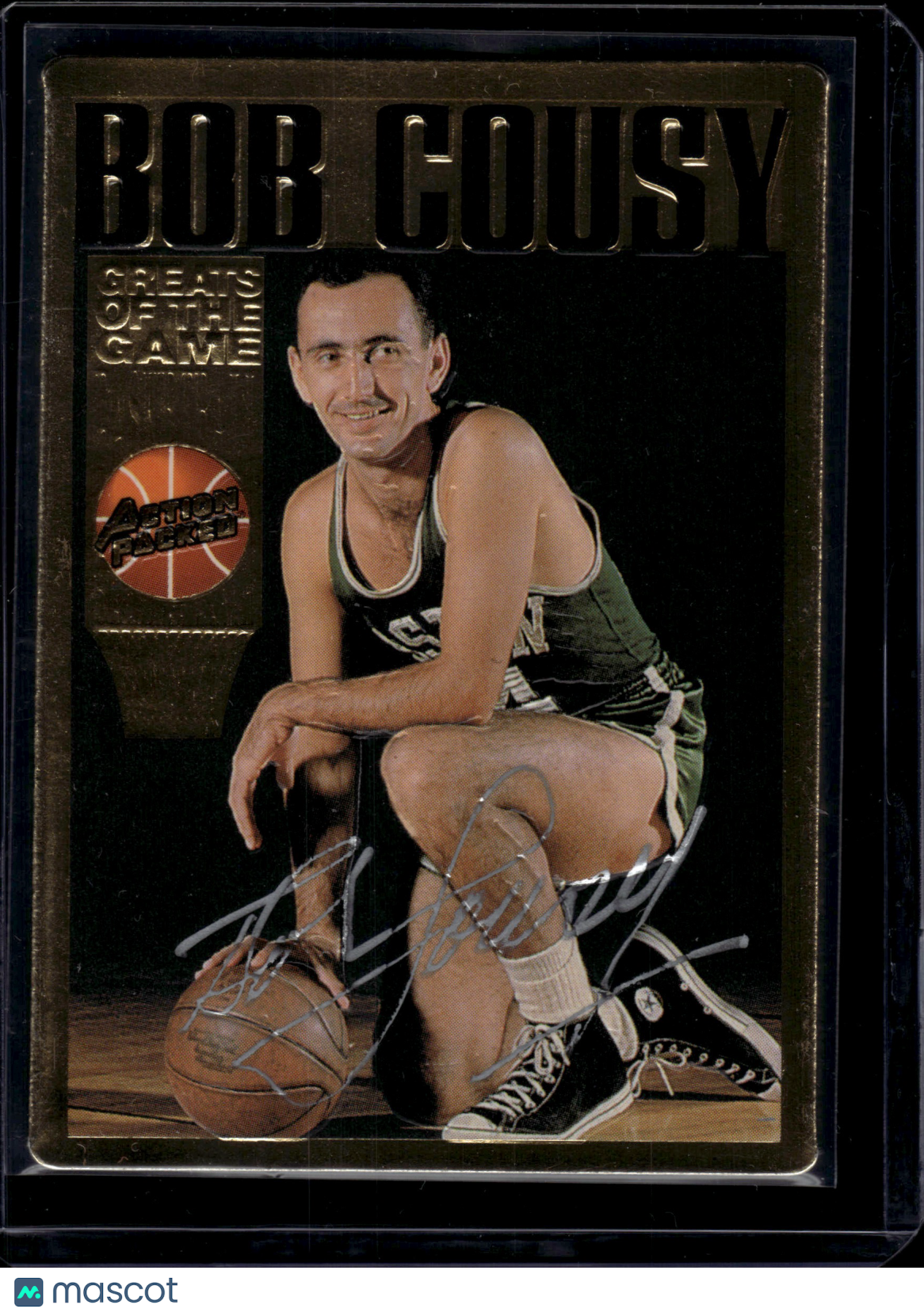1995 Action Packed Greats of the Game Bob Cousy #39