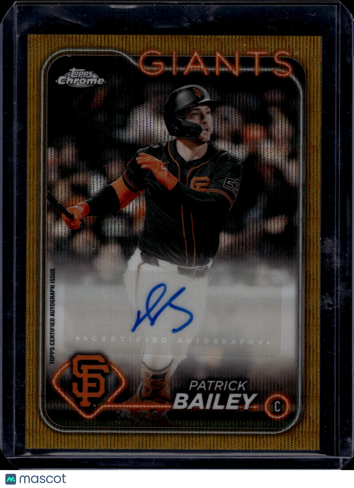 2024 Topps Chrome Patrick Bailey #AC-PB 35/50