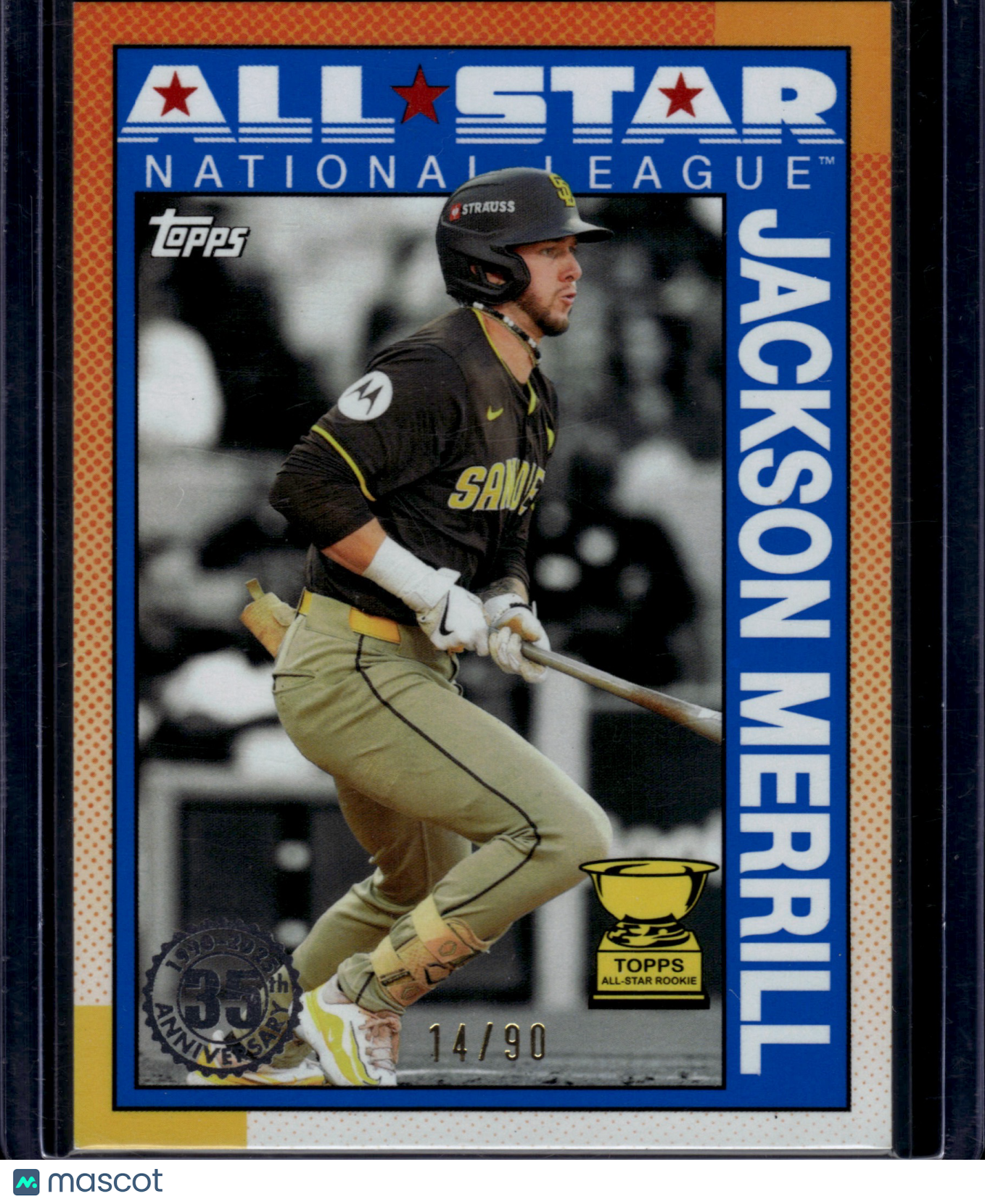 2025 Topps 1990 National League All-Star Jackson Merrill #90AS-4 (14/90)
