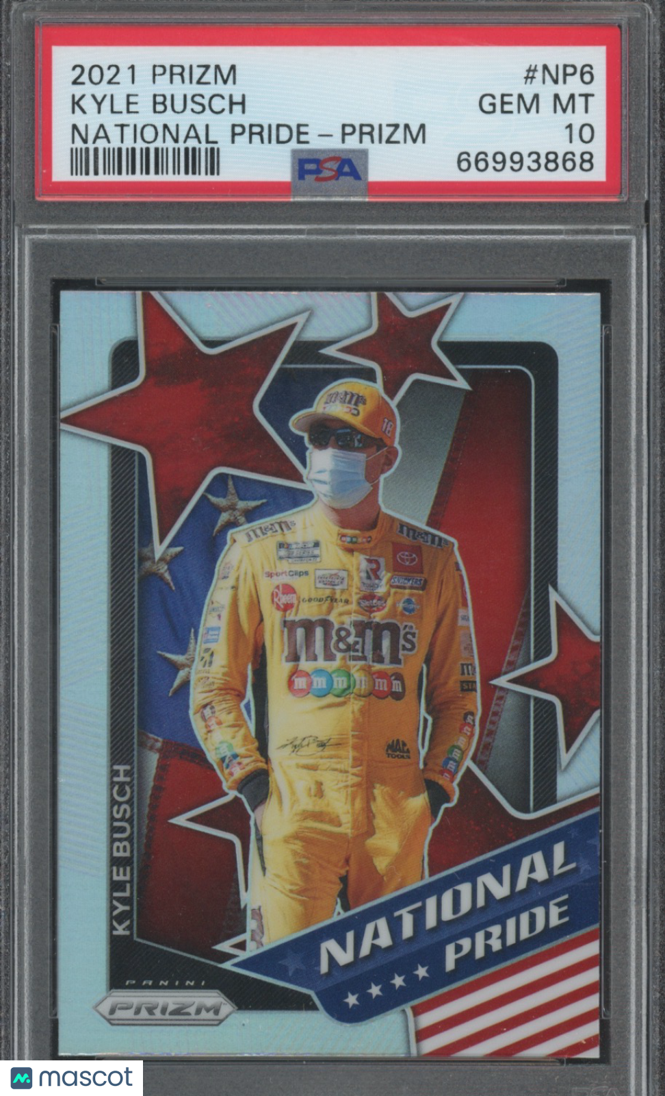 2021 Panini Prizm National Pride Kyle Busch #NP6 PSA 10