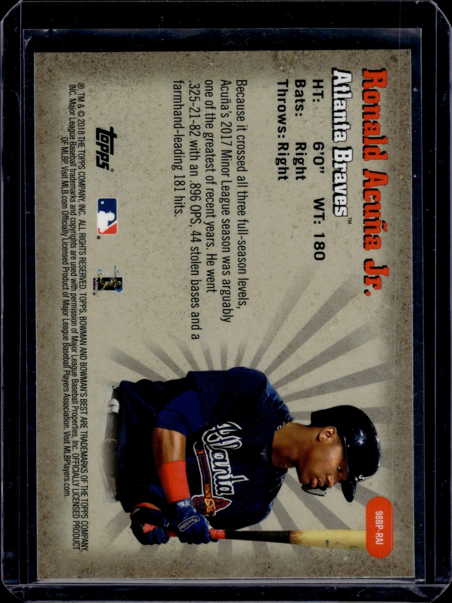 2018 Bowman's Best - Best Performers Ronald Acuña Jr. #BP-RAJ RC