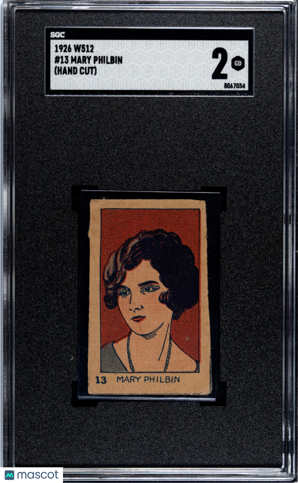 1926 W512 Mary Philbin #13 SGC 2