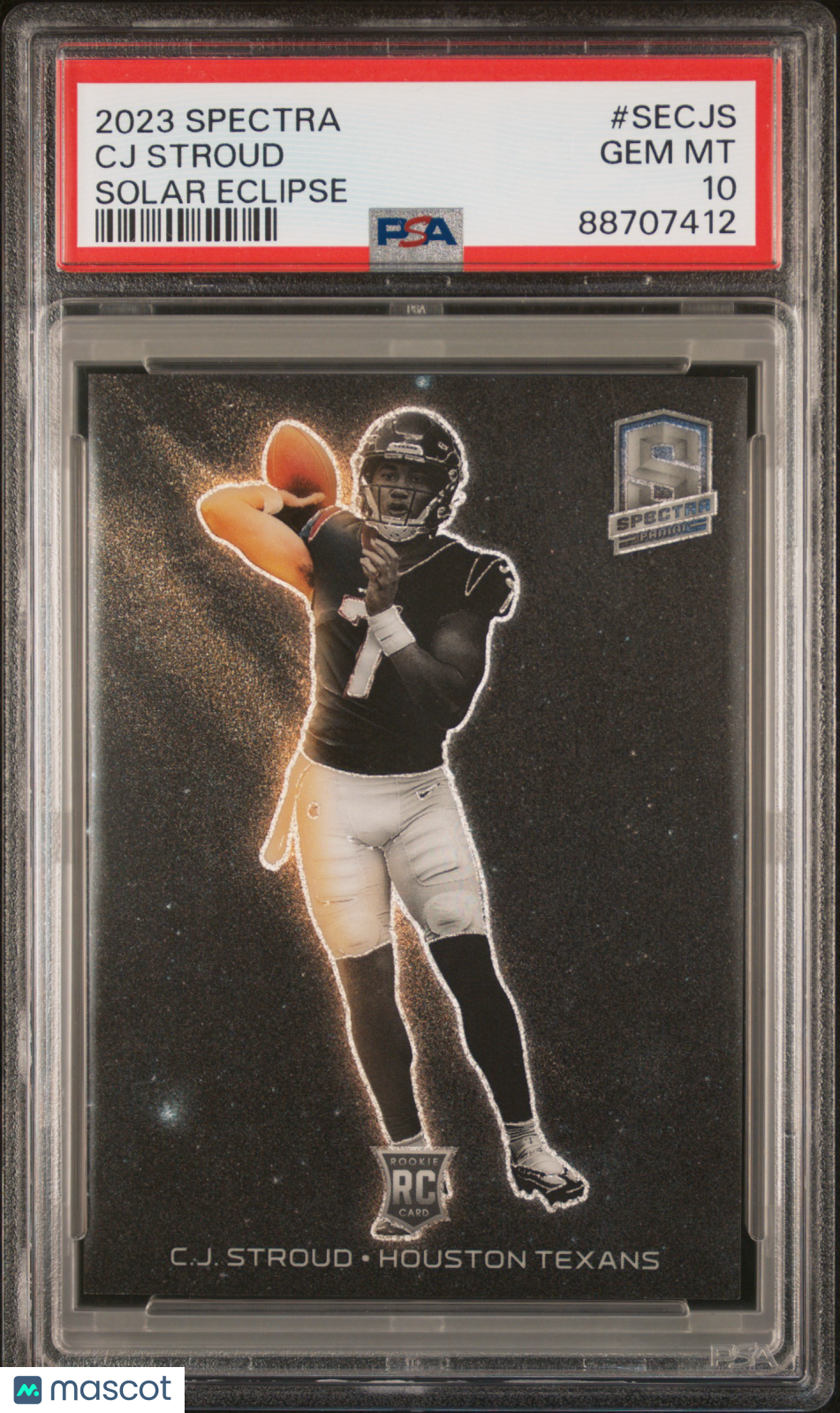 2023 Panini Spectra Solar Eclipse CJ Stroud #SECJS PSA 10