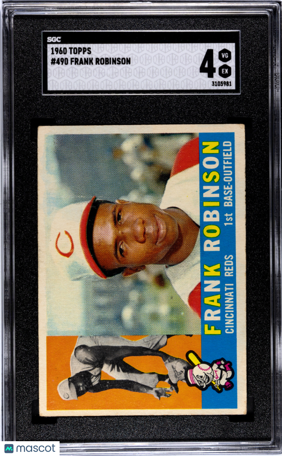 1960 Topps Frank Robinson #490 SGC 4