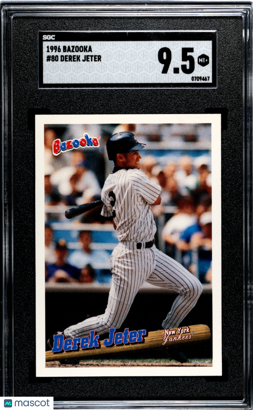 1996 Bazooka Derek Jeter #80 SGC 9.5