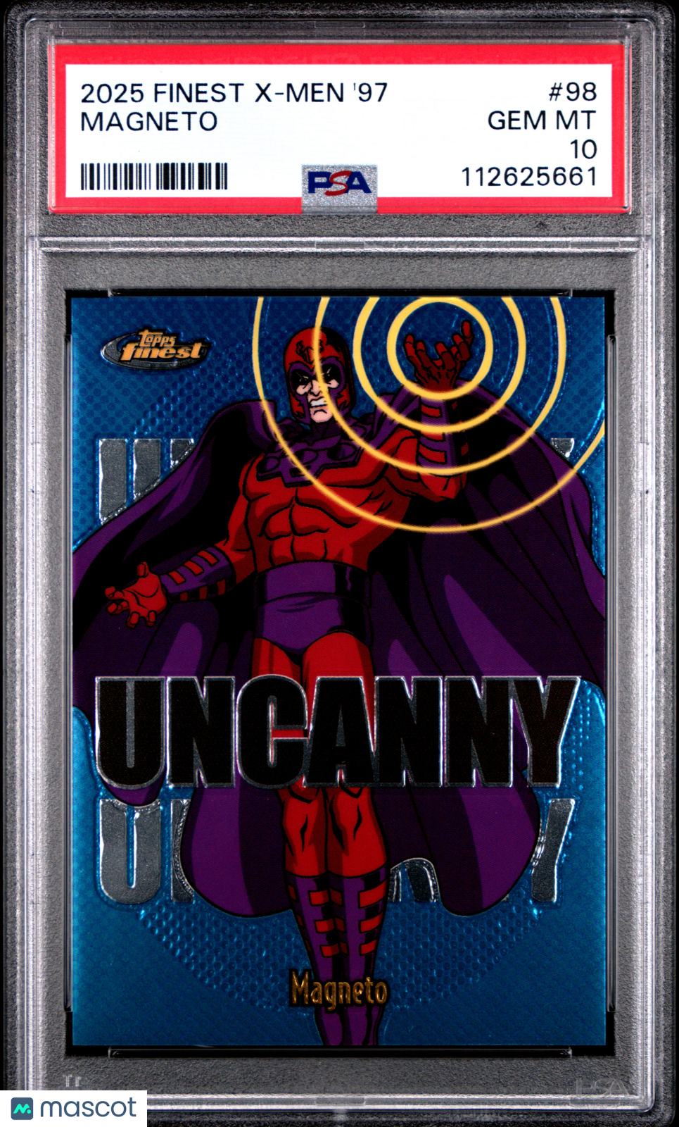 2025 Topps Finest X-Men '97 Magneto #98 PSA 10