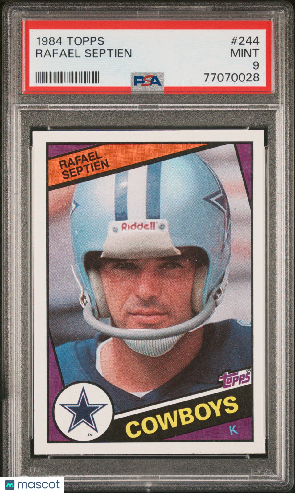 1984 Topps Rafael Septien #244 PSA 9